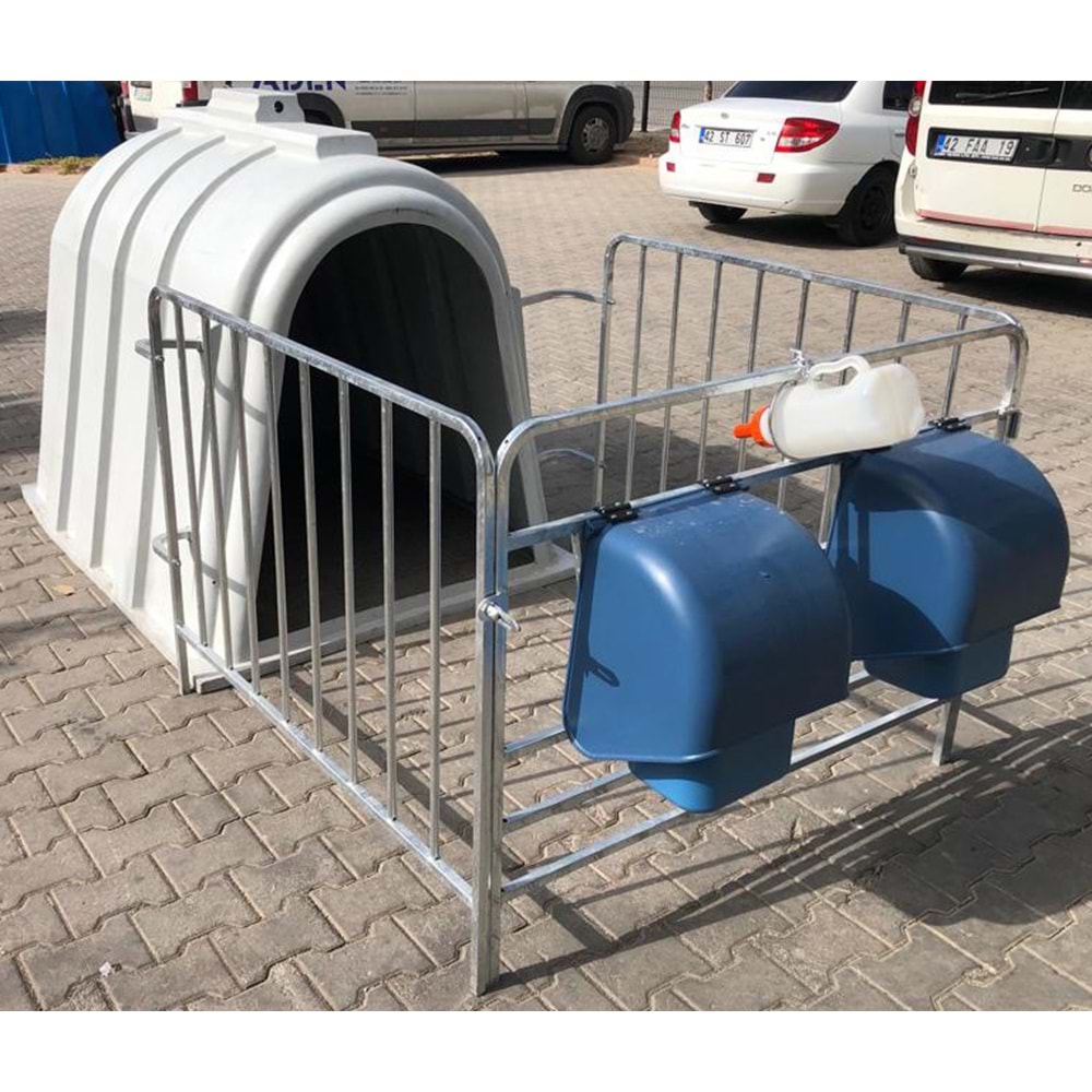 Aden Buzağı Kulübesi - Çiti Elektrostatik Boyalı