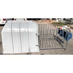 Aden Buzağı Kulübesi - Çiti Elektrostatik Boyalı